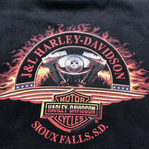 Vintage Harley Davidson Pullover Sweater Sweatshirt 3XL XXXL Motorcycle Shirt - Picture 5 of 5